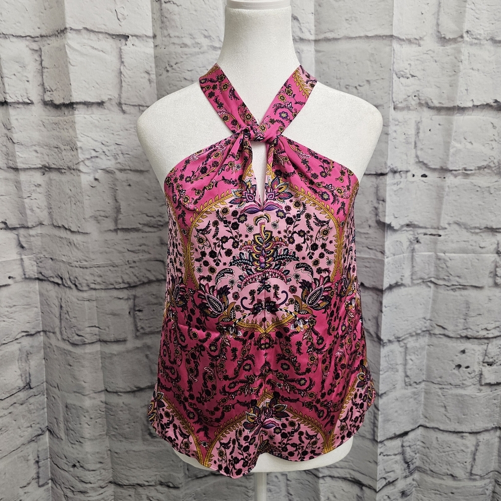 Rachel Zoe Pink Halter Tank